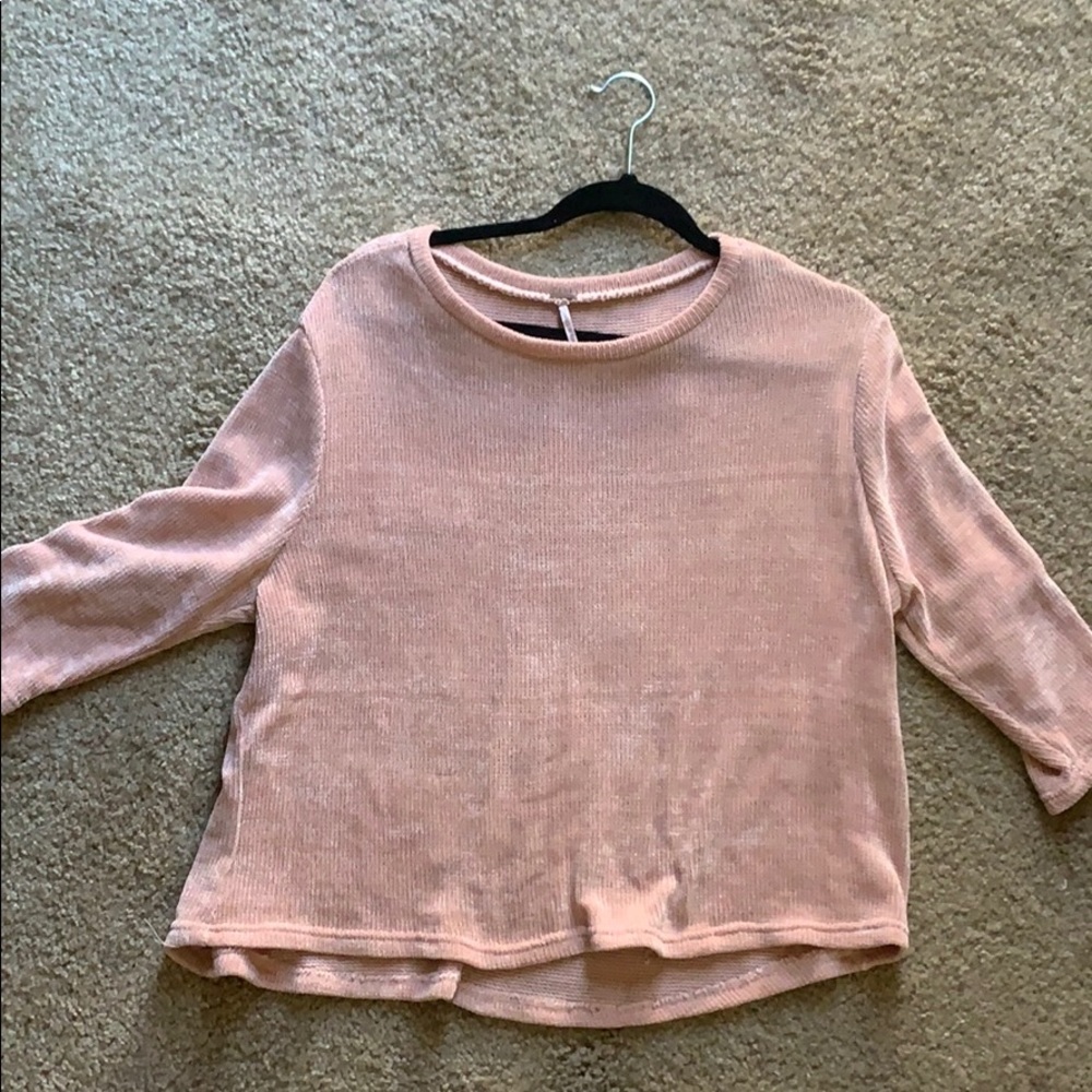 Pink soft sweater